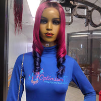 wigs Passion Fruit $295 Human pink Hair Lace Front wigs Optimismic Wigs and Gifts - OptimismIC Wigs and Gifts