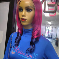 wigs Passion Fruit $295 pink Human Hair Lace Front wigs Optimismic Wigs and Gifts - OptimismIC Wigs and Gifts
