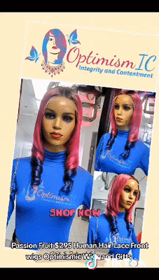 wigs passionfruit custom pink human hair wigs 20-inch lace front wigs at minnesota wig stores optimismic wigs and gifts.