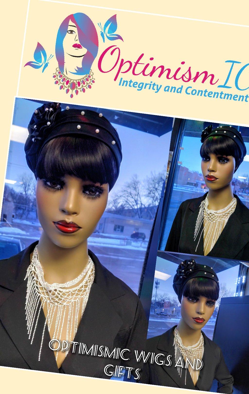 Pearl Head Covers for Hair Wigs and Cranial Prosthesis $17 Optimismic Wigs and Gifts St Paul - OptimismIC Wigs and Gifts