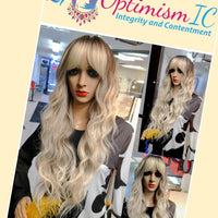 Phoebe Blonde Ombre Balayage Synthetic body wave 28 inches Wigs $69 Optimismic Wigs and Gifts St Paul