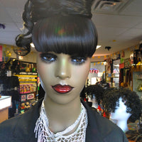 Ponytails for sale $10 at optimismic wigs and gifts shop west saint paul. Curly Ponytail Clip in Synthetic Hairpiece $10 Optimismic Wigs and Gifts St Paul