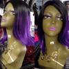  Purple and Black Synthetic Cheap Cosplay Fashion wig $25 Optimismic Wigs and Gifts St Paul mn