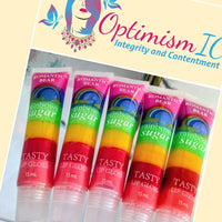 Rainbow Sugar 🌈 Tasty Lip Gloss $4 Optimismic Wigs and Gifts St Paul Minnesota 55118 - OptimismIC Wigs and Gifts