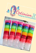 Rainbow Sugar 🌈 Tasty Lip Gloss $4 Optimismic Wigs and Gifts St Paul Minnesota 55118 - OptimismIC Wigs and Gifts