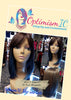 Reagan Synthetic 12inch Glueless Chocolate and Blue Wigs $59 OptimismIC Wigs and Gifts Shop West St Paul MN - OptimismIC Wigs and Gifts
