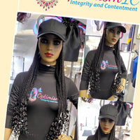 Rhythm Braided black 32 inch Synthetic Cap Wigs $59 Optimismic Wigs and Gifts St Paul Minnesota - OptimismIC Wigs and Gifts