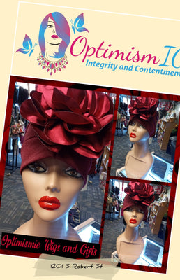 Rose Floral Headwraps $17 Optimismic Wigs and Gifts Shop St Paul MN 55118 - OptimismIC Wigs and Gifts