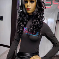 Roshelle HD Lace Synthetic Curly 28 - inch Lace front Wigs $69 - OptimismIC Wigs and Gifts