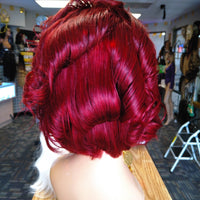 Ruby Burgundy 13x6 HD Lace 99J Human Hair Bob Wig $99 OptimismIC Wigs and Gifts - OptimismIC Wigs and Gifts