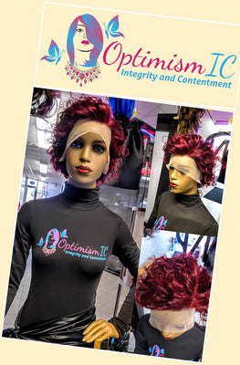Ruby Burgundy 13x6 HD Lace 99J Human Hair Bob Wig $99 OptimismIC Wigs and Gifts - OptimismIC Wigs and Gifts