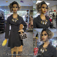 Silver curly synthetic lace front Fashion Wig $59 Optimismic Wigs and Gifts West St Paul MN - OptimismIC Wigs and Gifts