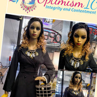 Splendor Blonde Ombre $195 100% Transparent Lace 22inches body wave Human hair Lace Front Wigs Optimismic Wigs and Gifts Shop West St Paul - OptimismIC Wigs and Gifts