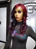 Starlet 13x6 black cherry violet burgundy HD Lace 26inch Human Hair Lace Front Wigs $195 - OptimismIC Wigs and Gifts