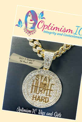 Stay Humble Pendant $35 Optimismic Wigs and Gifts Shop West St Paul - OptimismIC Wigs and Gifts