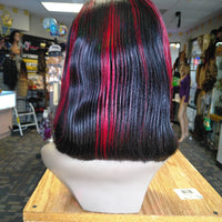 Symphony HD Lace Black Burgundy Human Hair Bob Wigs $99 OptimismIC Wigs & Gifts - OptimismIC Wigs and Gifts