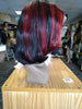 Symphony HD Lace Black Burgundy Human Hair Bob Wigs $99 OptimismIC Wigs & Gifts - OptimismIC Wigs and Gifts