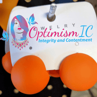 Tangerine Earrings $7 OptimismIC Wigs and Gifts - OptimismIC Wigs and Gifts