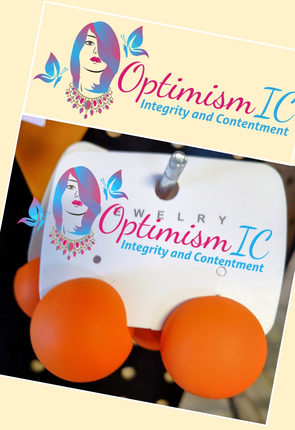 Tangerine Earrings $7 OptimismIC Wigs and Gifts - OptimismIC Wigs and Gifts