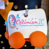 Tangerine Earrings $7 OptimismIC Wigs and Gifts - OptimismIC Wigs and Gifts