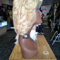 Trish 613 Human Hair Blonde Bob Wig 12inch $99 OptimismIC Wigs and Gifts St Paul Minnesota 55118 - OptimismIC Wigs and Gifts