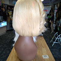 Trish 613 Human Hair Blonde Bob Wig 12inch $99 OptimismIC Wigs and Gifts St Paul Minnesota 55118 - OptimismIC Wigs and Gifts