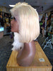 Trish 613 Human Hair Blonde Bob Wig 12inch $99 OptimismIC Wigs and Gifts St Paul Minnesota 55118 - OptimismIC Wigs and Gifts