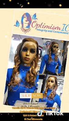Venetia $240 Balayage Human Hair Lace Front Wigs OptimismIC Wigs and Gifts St Paul Minnesota 