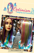 Vibez Rainbow Wig $35 Optimismic Wigs and Gifts St Paul MN 55118 - OptimismIC Wigs and Gifts