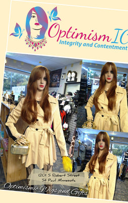 Vixen Reddish Brown Synthetic Glueless 28inch Wigs $79 at Optimismic Wigs and Gifts St Paul MN - OptimismIC Wigs and Gifts
