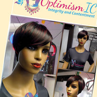 Whitney Wigs black burgundy synthetic glueless $69 Optimismic Wigs and Gifts - OptimismIC Wigs and Gifts