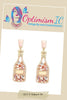 Wine $7 Bottle Earrings | OptimismIC Wigs and Gifts - OptimismIC Wigs and Gifts