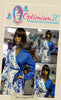 blue and white Wrap Dresses $25 OptimismIC Wigs and Gifts St Paul MN. Gifts for $25.
