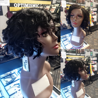 Buy black Human hair wigs. Hair Shop and stores in st paul at Optimismic wigs and gifts. Ashlund 4x4 transparent lace  black $99 100% Human Hair Lace Front Wig Optimismic Wigs and Gifts West St Paul. shop black human hair lace front wigs near me.
