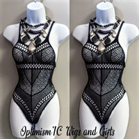 Black Fishnet Lingerie. Can you feel the heat? Explore Spring Fever at OptimismIC Wigs and Gifts One sizeColor BlackGentle washwigs stores near me, hair store nearby, lace front wigs, wig sales, wig shops st paul, gift shop++++