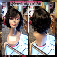 Black Carol Human hair Lace front wigs optimismic wigs and gifts west saint paul. shop black human hair lace front wigs near me. Carol $99 HD Lace black 100% 8 inch center part Human Hair Lace Front Wig at Optimismic Wigs and Gifts