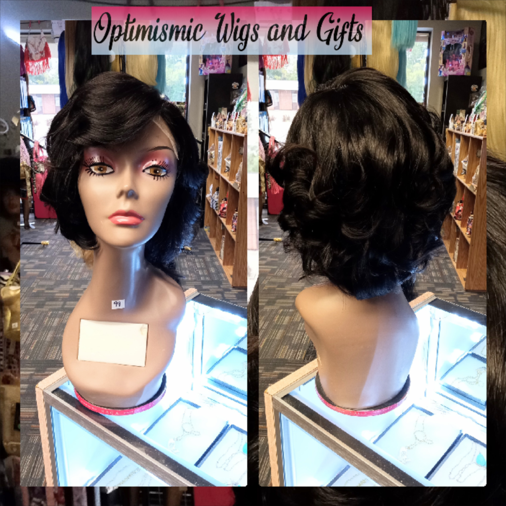 Black Carol Human hair Lace front wigs optimismic wigs and gifts west saint paul. shop black human hair lace front wigs near me. Carol $99 HD Lace black 100% 8 inch center part Human Hair Lace Front Wig at Optimismic Wigs and Gifts