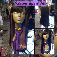 Chocolate Blush Lavender Wigs at Optimismic Wigs and Gifts 