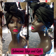 Black head scarves. Open. Beauty Supplies nearby. Classic Elegance Headwear at Optimismic Wigs and GiftsClassic Elegance at Optimismic Wigs and GiftsFabulous and Hair wraps just put it on and go. Come down and shop over 50 stylish options. Wear a different head wrap or scarve one for everyday of the Month. Machine wash on gentle cycle.