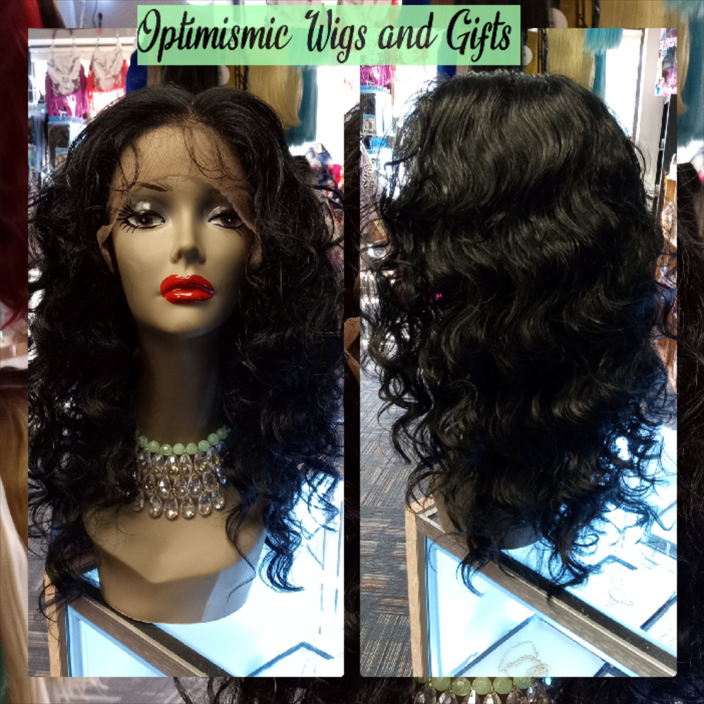 Black Monae Body wave lace front wig at Optimismic Wigs and Gifts West Saint Paul 