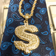 Shop fashion jewelry Dollar Sign Pendant Necklace W Rope at Optimismic Wigs and Gifts