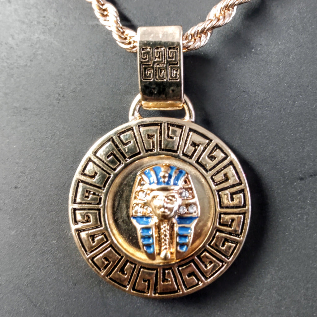Pharaoh Pendant Necklace w Rope at OptimismIC Wigs and Gifts