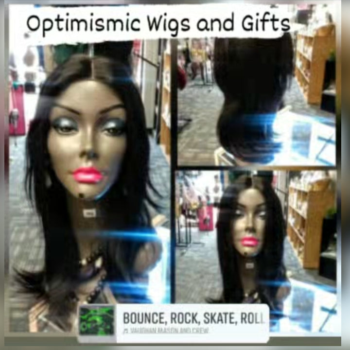 100% unprocessed Human Hair lace front wig Optimismic Wigs and Gifts West saint paul. shop black human hair wigs near me.