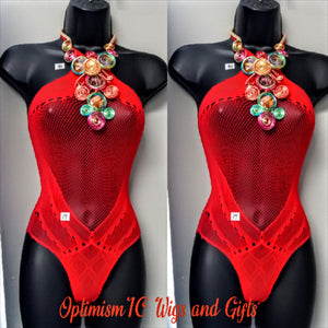 Rose red lingerie. Can you feel the heat? Explore Spring Fever at OptimismIC Wigs and Gifts One sizeColor BlackGentle washwigs stores near me, hair store nearby, lace front wigs, wig sales, wig shops st paul, gift shop++++