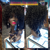 Black Splendid Curly afro wigs at Optimismic Wigs and Gifts west saint paul.