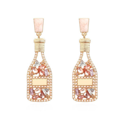 Shop Wine Bottle Earrings at OptimismIC Wigs and Gifts