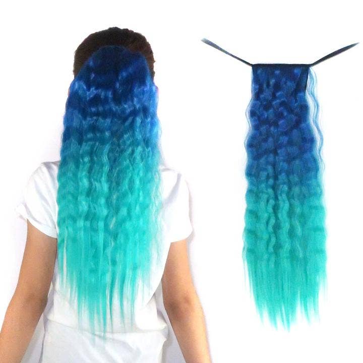 Blue ponytails optimismic wigs and gifts west saint paul