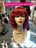 burgundy deep wave Virgin Human Hair Wigs $55 OptimismIC Wigs and Gift St Paul minnesota 