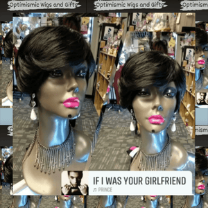 Chic $37.50 100% Human Hair Wig OptimismIC Wigs and Gifts West St Paul MN - OptimismIC Wigs and Gifts