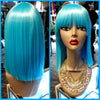 Electric Blue Bob Wig $25 Optimismic Wigs and Gifts Shop West St Paul MN - OptimismIC Wigs and Gifts